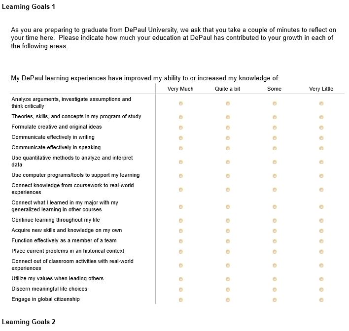 Continuing Students Surveys